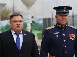 Открытие мемориала Ю.А.Гагарину